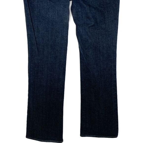 Loft Curvy Bootcut Jeans Women’s 4 Dark Wash Stretch Denim Low Rise - Picture 6 of 11